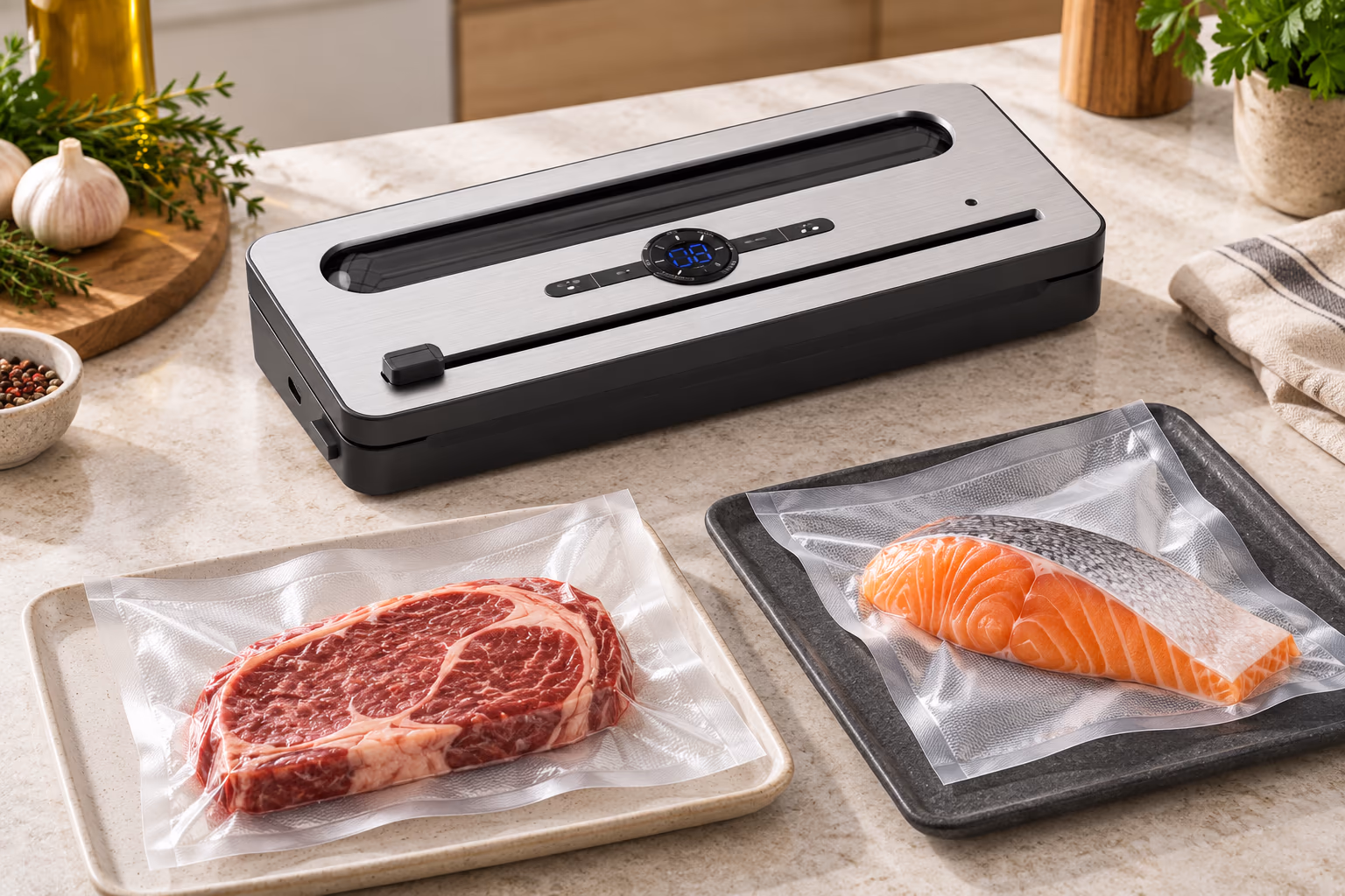 Beste Vakuumbeutel für die Lagerung von Fleisch und Meeresfrüchten