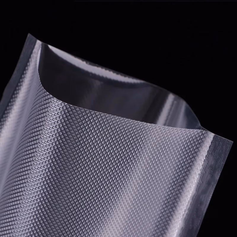 Close view of the textured surface on an existing VANTASE embossed bag image