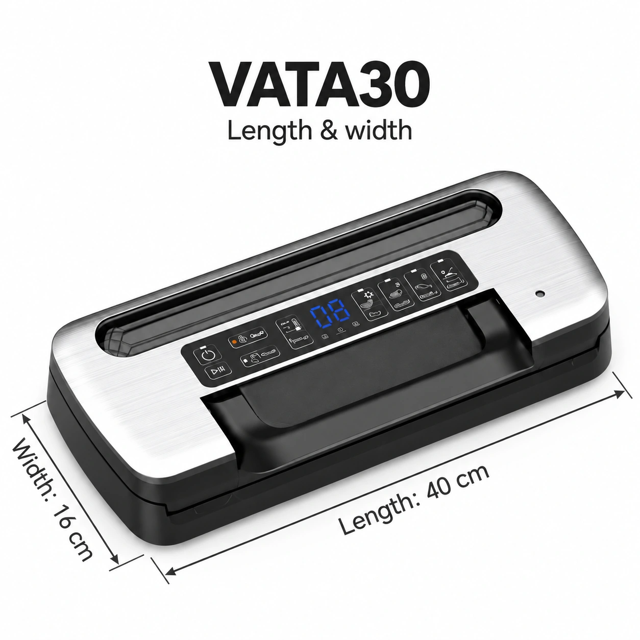 VATA30 — Länge 40 cm und Breite 16 cm